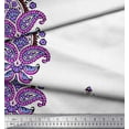 thumbnail image 2 of Soimoi Cotton Poplin Fabric Floral & Paisley Block Decor Fabric Printed Yard 42 Inch Wide, 2 of 3