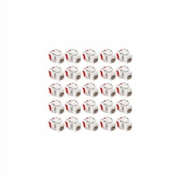 Icc ICC-CAT6JKPK-WH Ic107L6Cwh - 25Pk Cat6 Jack - White