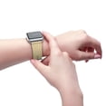 thumbnail image 4 of Yellow Snakeskin Print Faux Leather Band For Apple Watch Series 1-9 Devices, 4 of 4