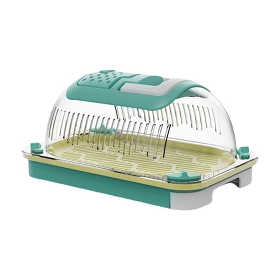 Large Lizards Habitat Box Featuring Ventilated Cover and Detachable Waste Tray For Home Use