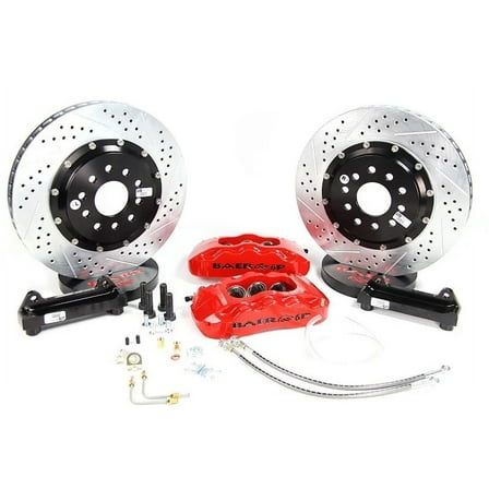 Baer Brakes 4301348R 13" Pro  Front Brake Kit, Red, SDZ