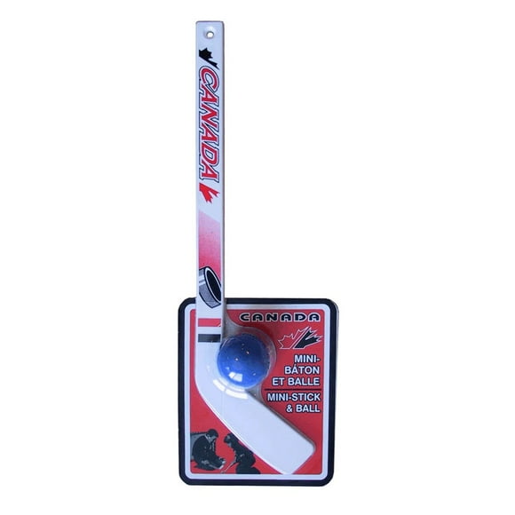 Mini Canada Hockey Stick, with Ball