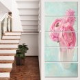 thumbnail image 1 of Pink Ranunculus Flowers in Vase - Floral Canvas Art Print, 1 of 4
