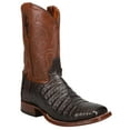 thumbnail image 2 of Tony Lama Men's Burnished Caiman Belly Western Boot Broad Square Toe - TL5251 10 EE  US, 2 of 5