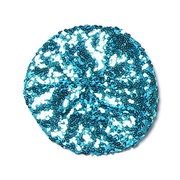 Qarigey Boinas de lentejuelas brillantes elásticas para mujer, sombreros de otoño, primavera y verano, gorros publicitarios de fiesta de colores Sombreros lago azul Qarigey PS11561-09