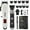 209+056, variant on Hair Clipper and Trimmer Set Professional Cordless Hair Clipper for Men, Zero-Gap T-Blade Trimmers for Men, Beard Trimmers Barber Hair Cuttings Kit (209+Dragon Zhi)