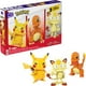 thumbnail image 1 of MEGA Pokémon Building Toys Set Kanto Region Trio with 529 Pieces and 3 Poseable Characters, 4 Inches Tall, for Kids, 1 of 5