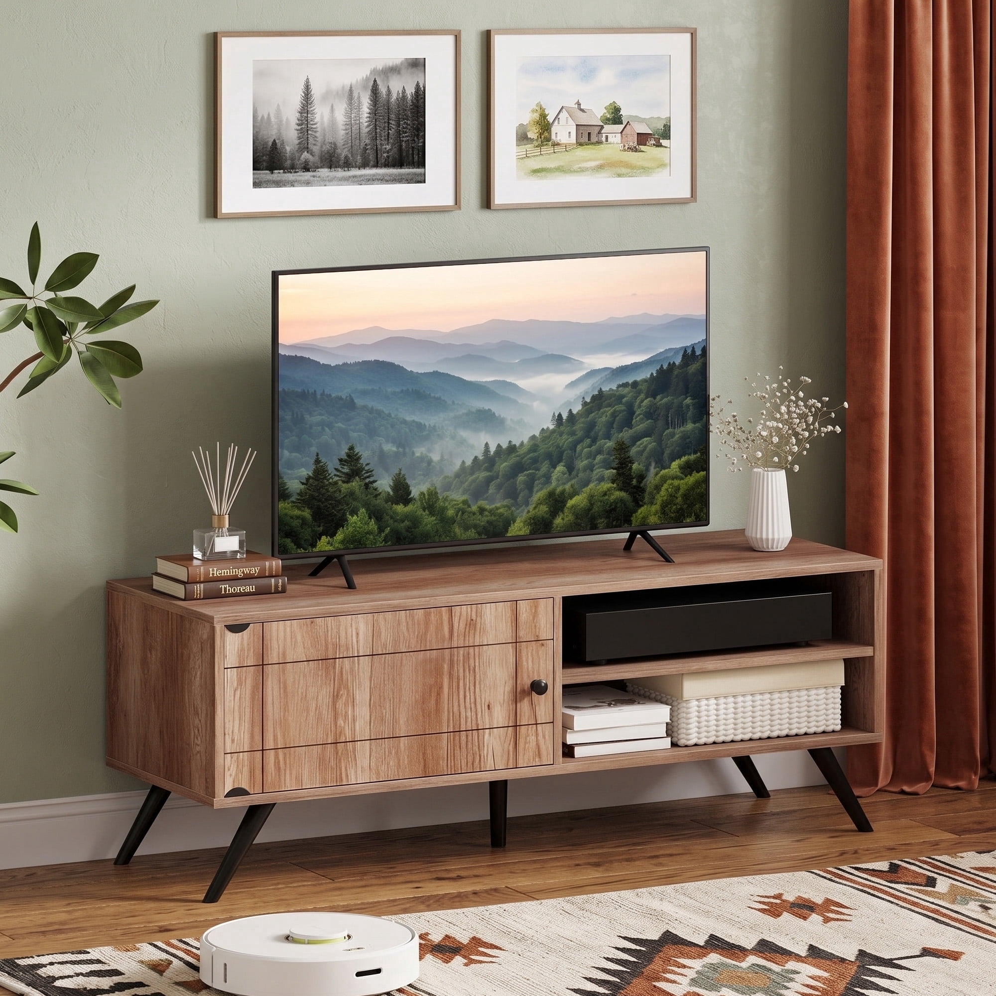 Oubayajia Solid Mid-Century Modern 63