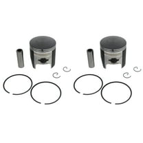 1987-1989 Yamaha Phazer Delux 480 PZ480 Piston Kit x2  0.40"  O/S Teflon Coated