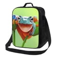 thumbnail image 1 of Fotbe Flying Frog On Branch Lonchera Bolsa de Almuerzo para Hombres y Mujeres, Lonchera de Gran Capacidad, Bolsa de Almuerzo Reutilizable, Bolsa Térmica Aislante, 1 of 7