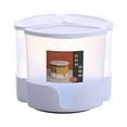 thumbnail image 4 of Caja de arroz sellada, contenedor de almacenamiento de cocina, contenedor giratorio para frijoles, granos alimenticios Blanco, 4 of 9