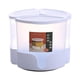 thumbnail image 4 of Caja de arroz sellada, contenedor de almacenamiento de cocina, contenedor giratorio para frijoles, granos alimenticios Blanco, 4 of 9
