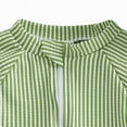 thumbnail image 6 of NIEWTR Baby Boy Swimsuit Long-Sleeve One Piece Zipper Toddler Bathing Suit with a Swim Cap(Green,0-3 Months), 6 of 8