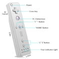 thumbnail image 5 of Luxmo 2in1 Built in Motion Plus Remote Controller Nunchuck Set Fo Wii&Wii U Console Video Games, 5 of 6