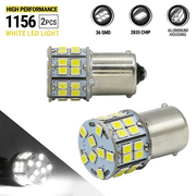 2X High Power 40W 6000K White LED 1156 RV Camper Trailer Interior Light Bulbs