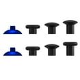 thumbnail image 6 of eXtremeRate ThumbsGear Interchangeable Ergonomic Thumbstick for PS5 Controller, for PS4 All Model Controller - 3 Height Domed and Concave Grips Adjustable Joystick - Chrome Blue & Black, 6 of 8