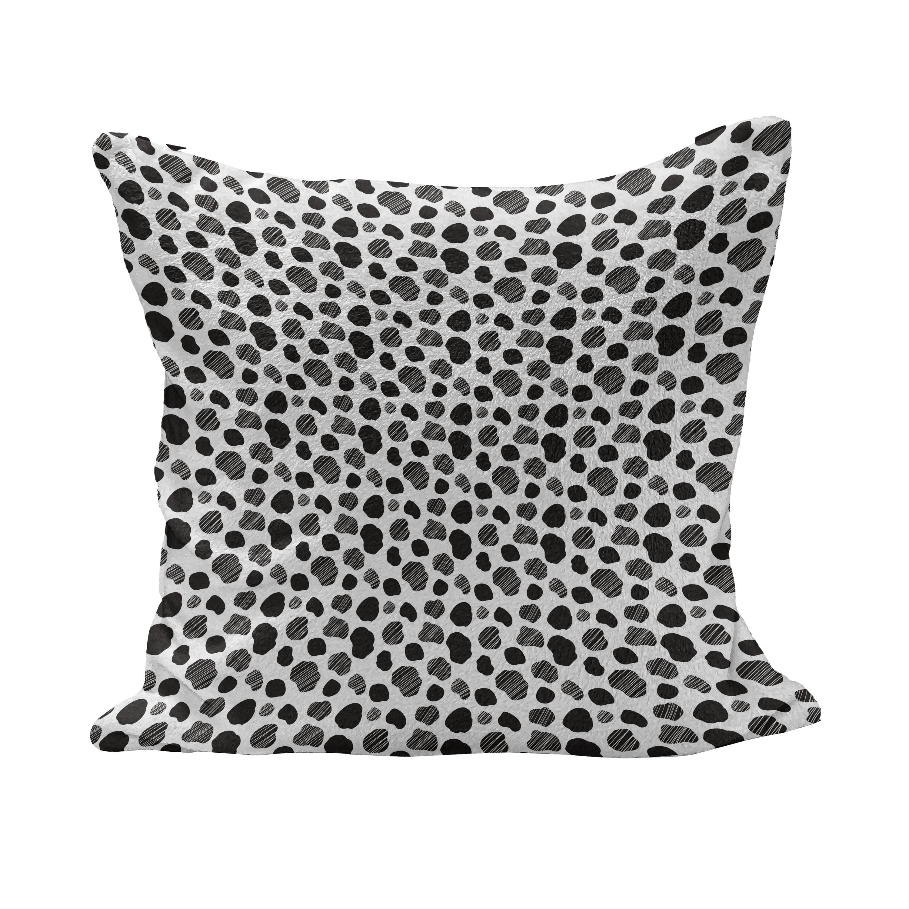 aa White/Dark Tone Plain Solid Cotton Canvas Pillow/Cushion Cover*Custom Size* 