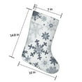 thumbnail image 5 of 3 Pcs Christmas Stockings,Blue Christmas Snowflake Pattern Stockings Christmas,14.8'' Xmas Stockings,Christmas Party Favors,Christmas Party Decorations,Christmas Stockings Personalized, 5 of 5