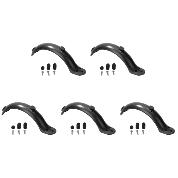 Tornillos traseros Coloque el guardabarros de scooter eléctrico con guardabarros ABS para M365 Negro
