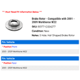 thumbnail image 2 of Brake Rotor - Compatible with 2001 - 2009 Workhorse W22 2002 2003 2004 2005 2006 2007 2008, 2 of 2