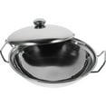 thumbnail image 1 of HLONK Poêle à Sauté en Acier Inoxydable avec Couvercle - 10 Pouces, 1 of 6