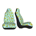 thumbnail image 3 of Sikiie Cartoon Avocado Car Seat Covers 2PCs Front Car Seat Covers Universal fit for Most Cars SUVs and Trucks-2 PCS, 3 of 9
