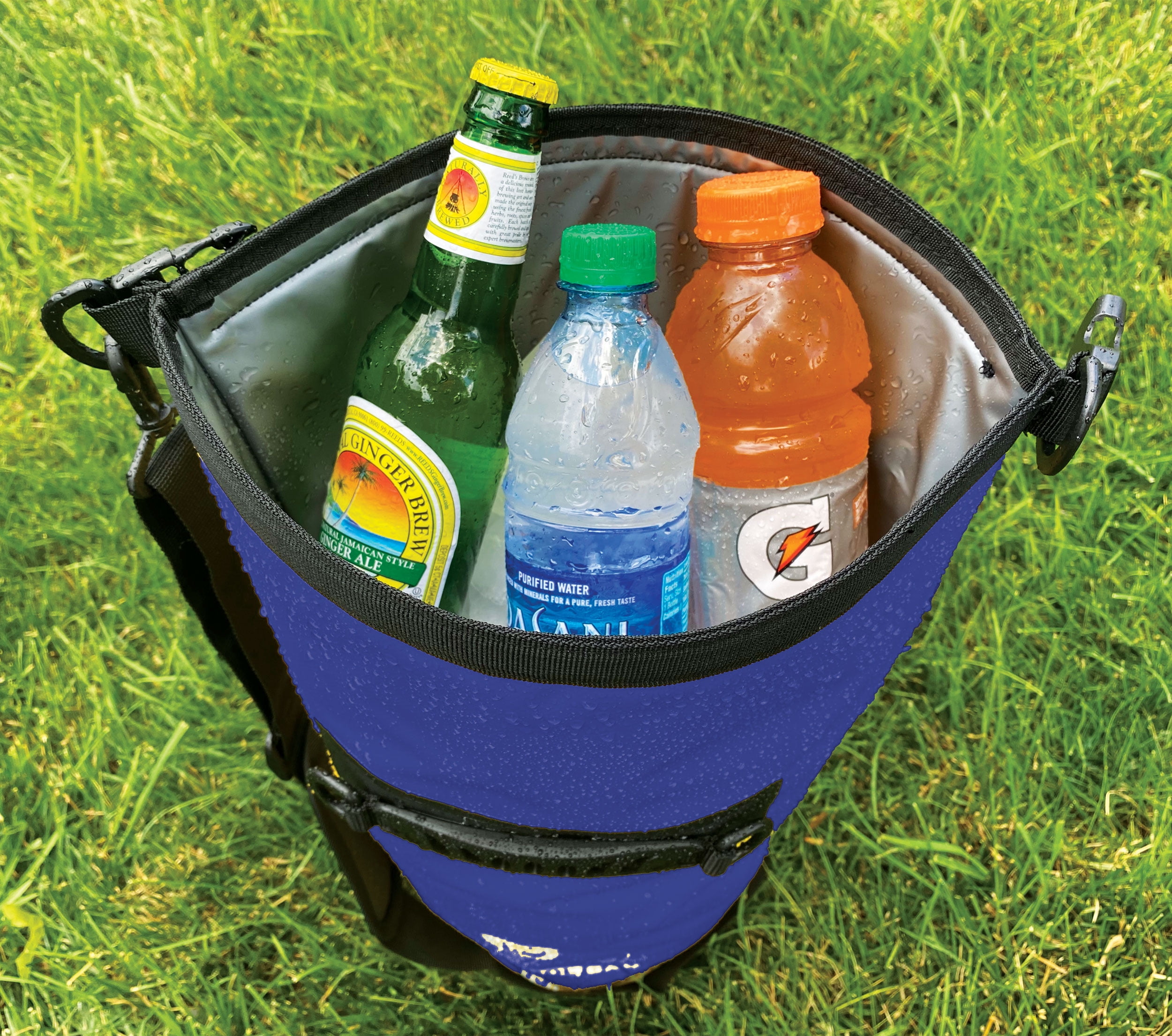 Enthusiast Gear Dry Bag Cooler - Roll Top, Insulated, Leak Proof, Collapsible, Waterproof - 10L