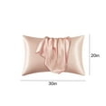 thumbnail image 3 of Zmeidao Silk Pillow Cases Satin Pillowcase For Hair And Skin, Pillowcases Standard Size Set Of 2, Silky And Soft Satin Pillowcovers 2 Pack (20x30 Inches), 3 of 8