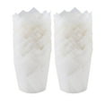 thumbnail image 1 of 200pcs Cupcake Liners Liners Cupcake Paper Baking Cup Holder For Wedding Birthday Party Standard Size(White), 1 of 3
