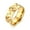 Gold, variant on Gold/Silver Spinner Band Stainless Steel Men's Women's Engagement Ring Size 6-12