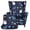 Blue Santa Christmas Tree, variant on Pzuqiu Skull Red Rose Wingback Chair Cover,Stretchy Non-Slip Chair Covers Halloween Wing Chair Covers,Soft Slipcover for Wingback Armchairs,Dustproof,Non-Slip,Furniture Protector for Living Room