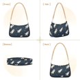 thumbnail image 7 of FORMRS Womens Shoulder Bag with Chain Strap Clutch Purse Cute Tote Handbag, Rocket Pattern, 7 of 7