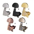 thumbnail image 2 of 6 Pieces Guitar Tuning Pegs Component Professional Music Instrument Fitting Adjusting Handle Knob Sealed Tuner Peg for Replace Red copper, 2 of 9