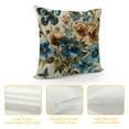 thumbnail image 4 of ARISTURING Farmhouse Blue Flower Throw Pillow Covers Orchid Butterfly Floral Cushion Case for Couch Outdoor Sofa ,Living Room Bed Indoors Home Décor, 4 of 5