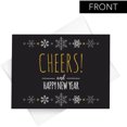 thumbnail image 7 of 2026 Happy New Year – Blank Holiday Greetings Fold Over Cards & Envelopes – for Christmas and New Year’s Gifts and Presents | 10 Cards and 10 Envelopes per Pack | 4.25 x 5.5” (Black Cheers), 7 of 7