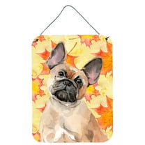 Fawn French Bulldog Fall Wall or Door Hanging Prints