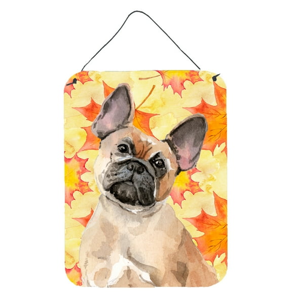Fawn French Bulldog Fall Wall or Door Hanging Prints