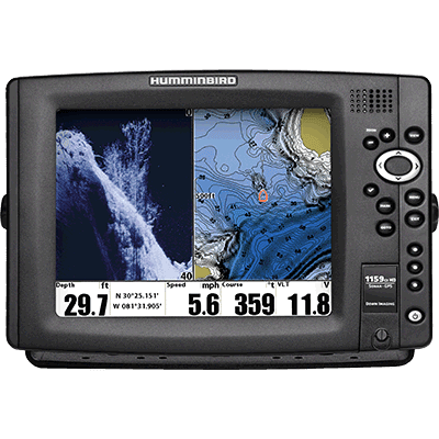 Humminbird 409220-1 MFD/Sonar, 1159ci HD DI, 10", Down-Image