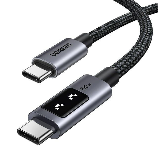Cable USB C a USB C UGREEN Uno de 100 W, carga rápida y 0,5 m