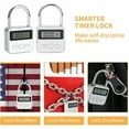thumbnail image 4 of Metal Timer Lock LCD Display Multi Function Household Safety Lock Built-in Smart Chip Digital Timer Switch Automatic Unlock, 4 of 8