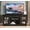 Black, variant on 65" Mid Century Modern TV Stands for TVs up to 70 inch, Rattan TV Stand, Media Console Entertainment Center with 2 Storage Cabinets & Adjustable Shelves