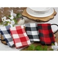 thumbnail image 5 of Saro Lifestyle Buffalo Plaid Cotton Blend Table Napkin (Set of 4), 5 of 5