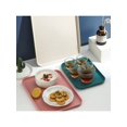 thumbnail image 4 of 1pc Rectangular Plastic Tray (s/m/l) For Restaurant, Home, Kindergarten Tea, Snack, Bbq, Kitchen Serving, 4 of 4