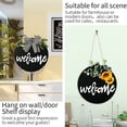 thumbnail image 5 of URMAGIC Artificial Wreath Garland Welcome Door Hanger Door Wreath Front Door Wreath Decoration Spring Easter Wedding Decorations-A Style, 5 of 6