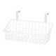 thumbnail image 1 of Cesta Con Gancho, Cuélgalo Detrás De Una Puerta O En Una Barandilla, Blanco Afortunado Sencillez, 1 of 4