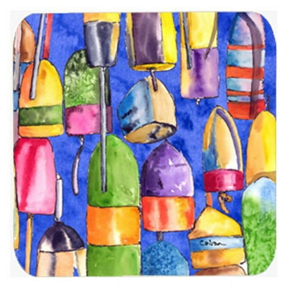 Lobster Bouys Foam Coasters, Set Of 4