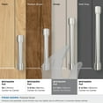 thumbnail image 4 of Amerock Faircrest 5-1/16 inch (128mm) Center-to-Center Polished Nickel Cabinet Pull, 4 of 7