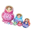 thumbnail image 1 of HILABEE 10 Layer Nesting Doll Nesting Wishing Dolls Handpainted Collectible Crafts Matryoshka Dolls Stackable for Birthday Gift Table rose, 1 of 9