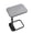 Dark Gray, variant on Adjustable C-Shaped TV Tray, Flip Top Side Table For Snack, Laptop, Dining In Small Spaces