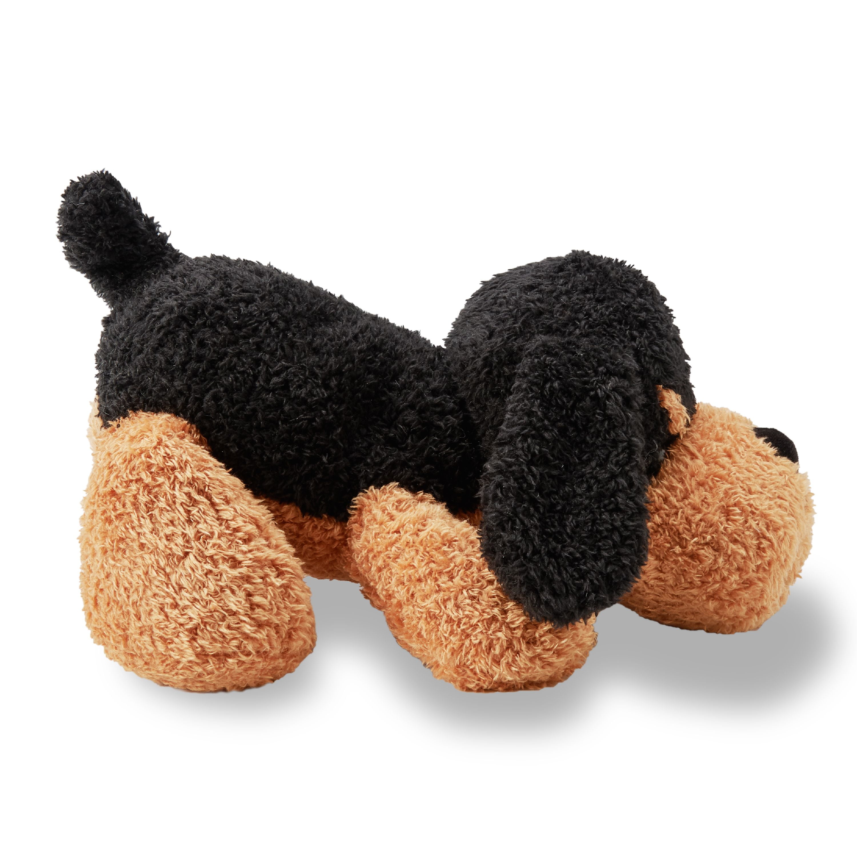 brown and black dog stuffed animal